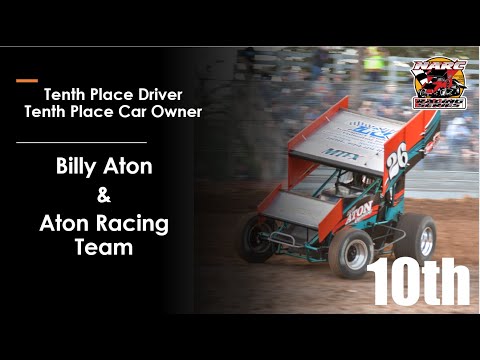 BILLY ATON - 10th PLACE DRIVER IN 2024 NARC 410 SPRINT CAR SERIES STANDINGS - dirt track racing video image