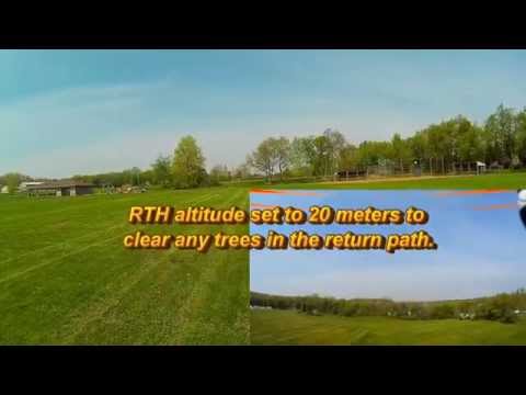 RTH return to home test 2 of the Flying 3D X6 quadcopter - UC_TRO7BUrOWeB66jm4j8B-w
