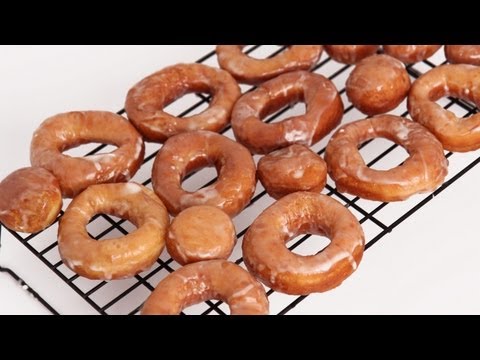 Homemade Glazed Donuts Recipe - Laura Vitale - Laura in the Kitchen Episode 600 - UCNbngWUqL2eqRw12yAwcICg