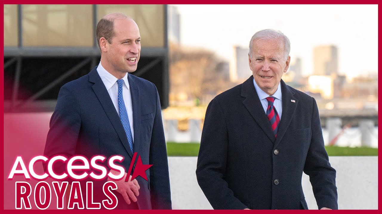 Prince William & President Joe Biden Meet In Boston