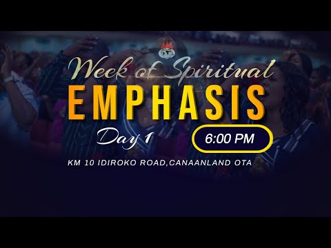 WEEK OF SPIRITUAL EMPHASIS  DAY 1  3, NOVEMBER  2021  FAITH TABERNACLE