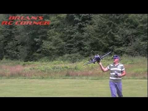 FMS 1100mm F6F Hellcat Retractable Gear mod - Flight Test - UCqFj04rRJs6TJIwsVvCQK6A