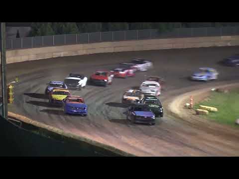 6/1/2023 Shawano Speedway Mighty 4's Roll Over Accident - dirt track racing video image