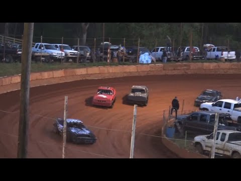 Stock V8 at Winder Barrow Speedway April 9th 2022 - dirt track racing video image