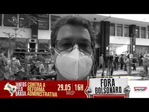 Vlamir Lima, dirigente do Sindsep e Confetam, conclama servidores para ato Fora Bolsonaro