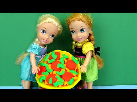 PIZZA Night ! Elsa and Anna toddlers make pizza - UCQ00zWTLrgRQJUb8MHQg21A