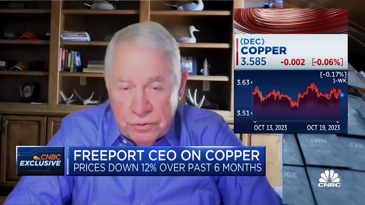 Copper demand weakness in Chinese real estate offset by green investing: Freeport-McMoRan’s Adkerson