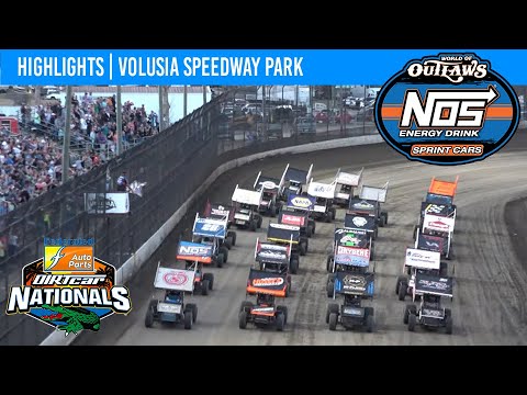 World of Outlaws NOS Energy Drink Sprint Cars | DIRTcar Nationals | Feb. 9-10, 2023 | HIGHLIGHTS - dirt track racing video image