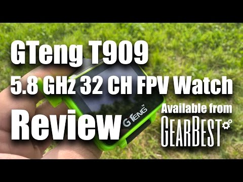 GTeng T909 5.8 FPV Watch Review, Range Test and Modding Info - UCMRpMIts6jyvjGH1MLLdf6A