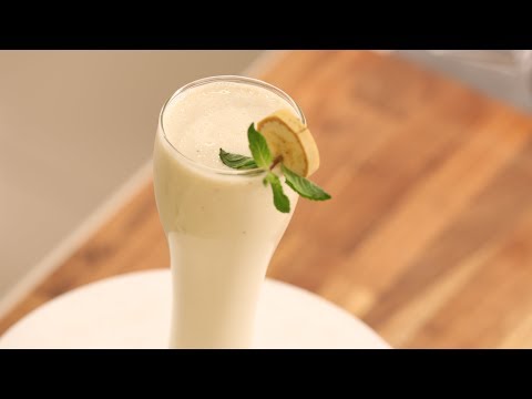 Banana Smoothie Curd | Sanjeev Kapoor Khazana - UCmoX4QULJ9MB00xW4coMiOw