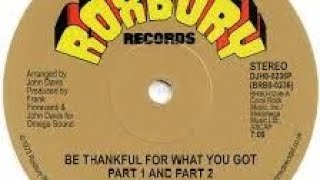 William DeVaughan - Be thankful for what you got