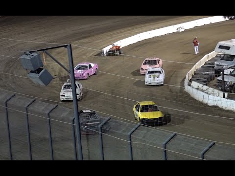 Perris Auto Speedway Compact Sport Main Event 4-8-23 - dirt track racing video image