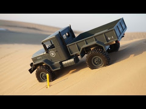 WPL Model 4WD RC Military Truck Off Road Test Drive - UCsFctXdFnbeoKpLefdEloEQ