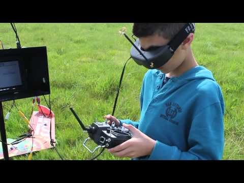 HK Mini Skywalker 840mm FPV RC Glider Flight with Thomas at the controls & Killer Landing too lol - UCOT48Yf56XBpT5WitpnFVrQ