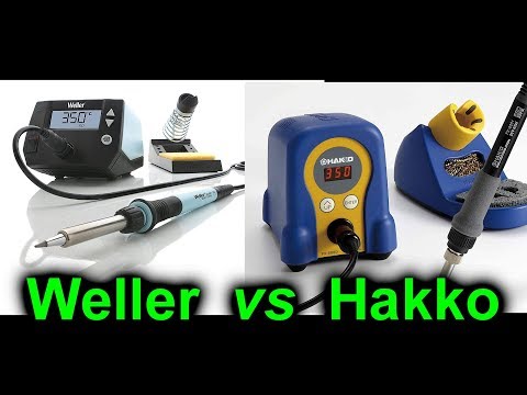 EEVblog #1063 - Weller WE1010 vs Hakko FX888D Soldering Station - UC2DjFE7Xf11URZqWBigcVOQ