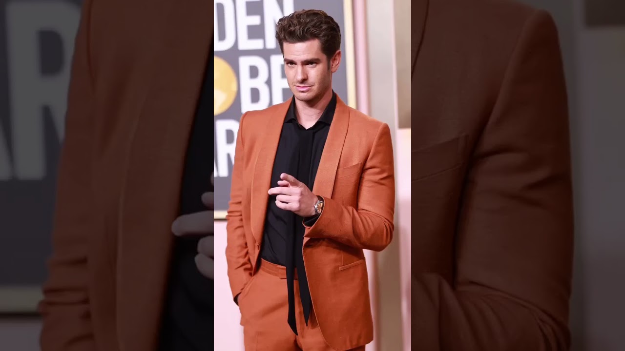 Andrew Garfield’s Colored Suit Hits Different… #GoldenGlobes