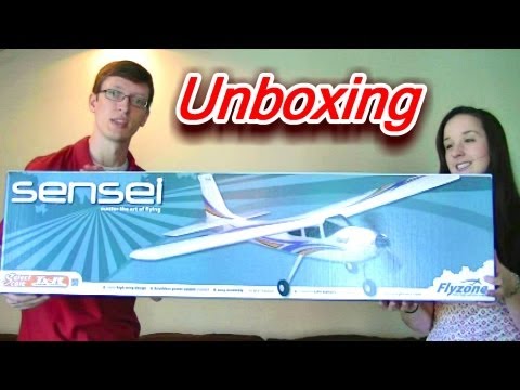 Sensei Trainer RC Plane Unboxing - Flyzone EP 58" Rx-R and RTF - UCYWhRC3xtD_acDIZdr53huA