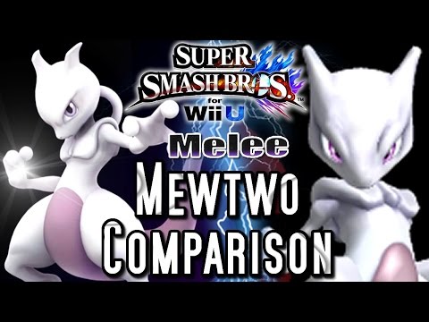 Super Smash Bros MEWTWO Changes Comparison - Wii U vs Melee - UChnz1eAo9SfuDfqFZt1KFtA