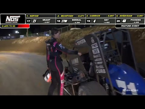 HIGHLIGHTS: USAC NOS Energy Drink National Midgets | Placerville Speedway | November 18, 2022 - dirt track racing video image