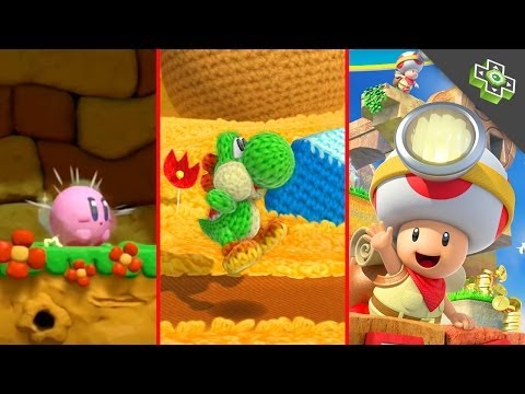 HANDS-ON: Yoshi's Wooly World, Kirby's Rainbow Curse, Captain Toad and More at E3 2014! - UCQXR8pItAoKDAJSbphFxbrg