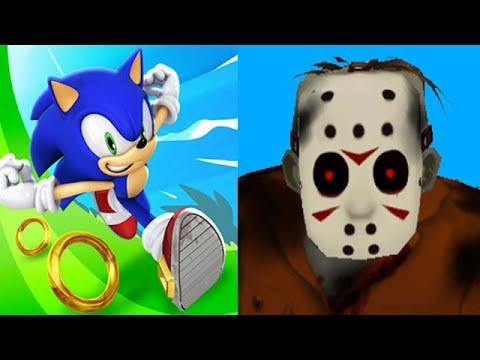 Sonic Dash vs Friday the 13th Puzzle Jason Prison Break