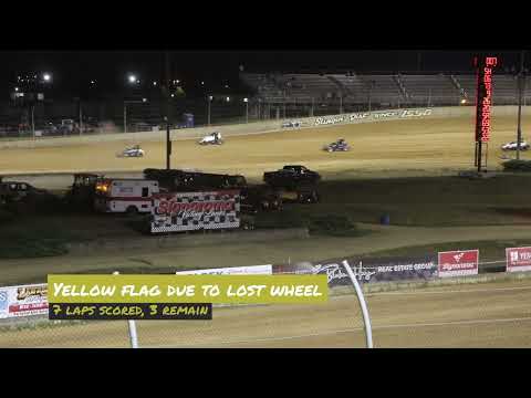 Lawrenceburg Speedway B.O.S.S. Sprint B-Main [6/22/24] - dirt track racing video image
