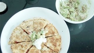 recept - quesadillas en guacamole