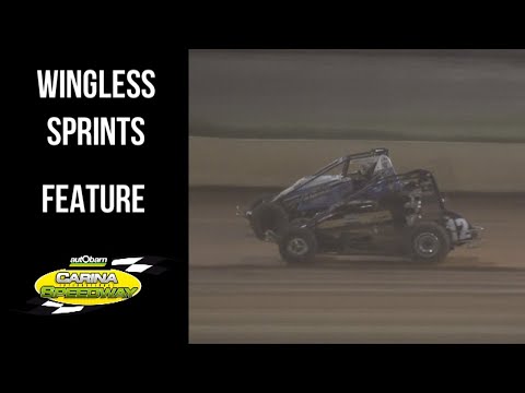 Wingless Sprints - Final - Carina Speedway - 11/2/2023 - dirt track racing video image