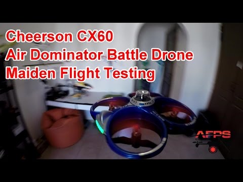 Cheerson CX60 Battle Drone Indoor Flight Testing - UCsFctXdFnbeoKpLefdEloEQ