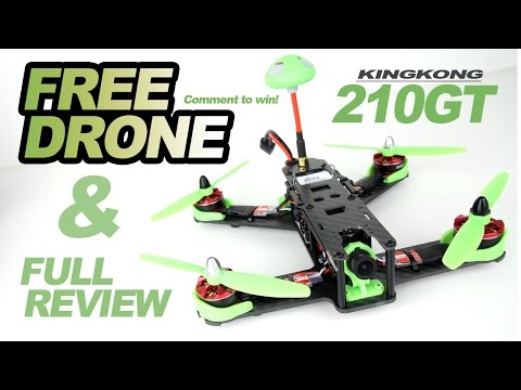 FREE DRONE - KINGKONG 210GT FPV Racer + Review - UCwojJxGQ0SNeVV09mKlnonA