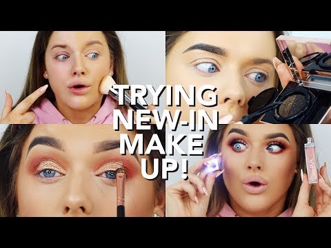 TRYING NEW IN MAKE UP! HUDA FOUNDATION, EYE BROW CUSHIONS  ?! | Rachel Leary - UC-Um2u0Agv8Q-OhjO6FZk1g