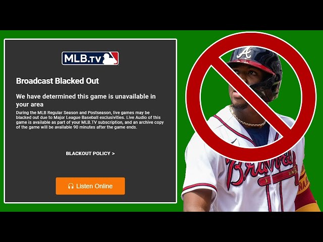 How to Watch Blackout Baseball Games Online