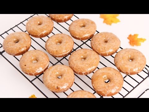 Apple Cider Baked Donuts Recipe - Laura Vitale - Laura in the Kitchen Episode 653 - UCNbngWUqL2eqRw12yAwcICg