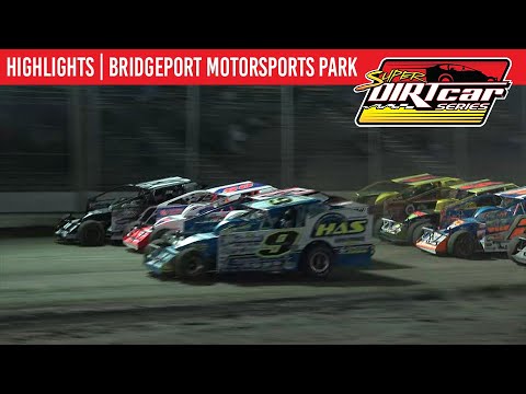 Super DIRTcar Series Big Block Modifieds | Bridgeport Motorsports Park | April 23, 2023 | HIGHLIGHTS - dirt track racing video image