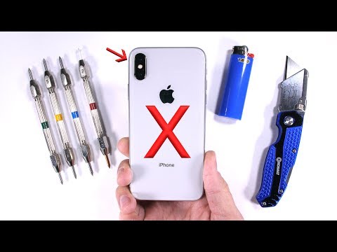 iPhone X Durability Test - Scratch BURN and Bend TESTED! - UCWFKCr40YwOZQx8FHU_ZqqQ