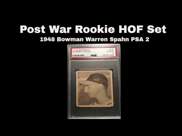 The Warren Spahn Baseball Card is a Must Have for Collectors