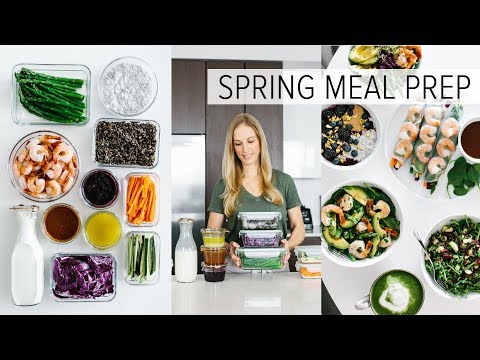 MEAL PREP for SPRING | healthy recipes + PDF guide - UCYidQwKhM3WTDKpT8pwfJzw