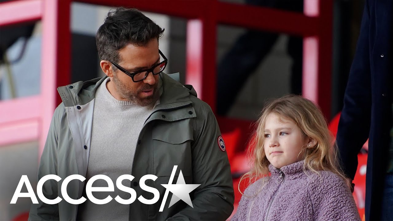 Ryan Reynolds & Blake Lively’s Daughter James Makes Rare Appearance w/ Dad