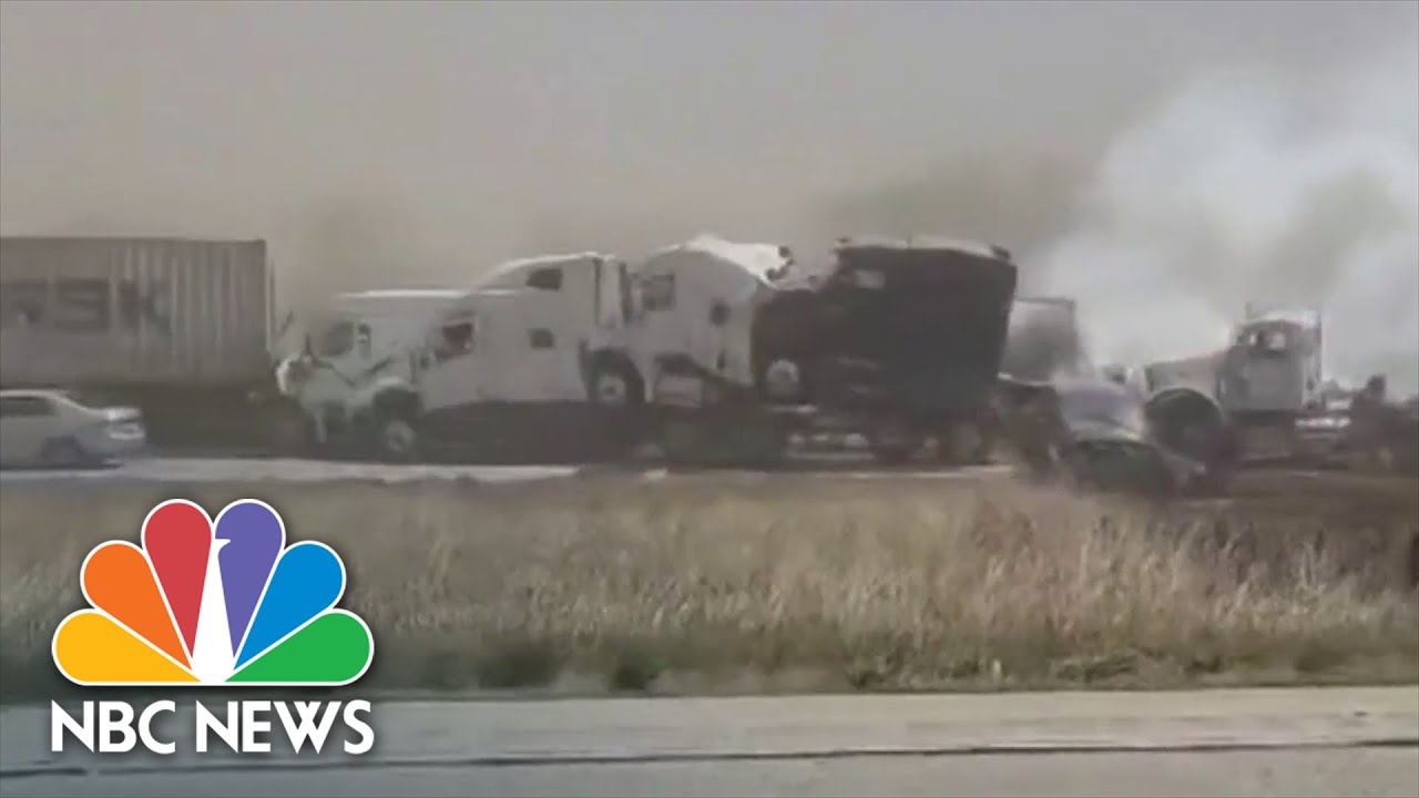 Police close stretch of Illinois highway after dust storm disaster