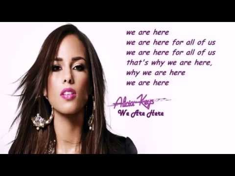 Alicia Keys - We Are Here (Lyrics) HD