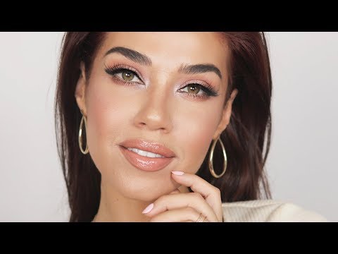 Simple Nude Summer Glam Makeup & Hair | Eman - UCaZZh0mI6NoGTlmeI6dbP7Q