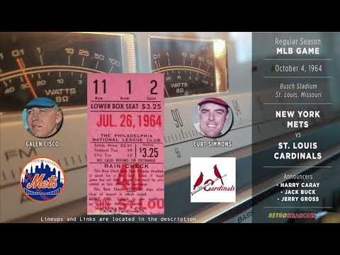 New York Mets vs St. Louis Cardinals - Clincher - Radio Broadcast video clip