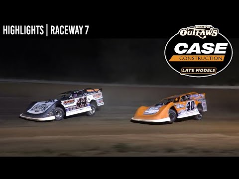World of Outlaws CASE Construction Equipment Late Models | Raceway 7 | May 16th, 2024 | HIGHLIGHTS - dirt track racing video image