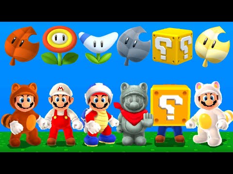 Super Mario 3D Land - All Power-Ups - UCg_j7kndWLFZEg4yCqUWPCA