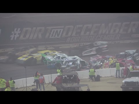 Gateway Dirt Nationals Friday Win &amp; Wreck Reel - The Dome at America's Center 12/15/2023 - dirt track racing video image