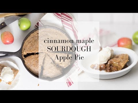 Cinnamon Maple Sourdough Apple Pie | HEALTHY APPLE DESSERTS - UCFfhvjvRMWDeJhX88dv-EmQ