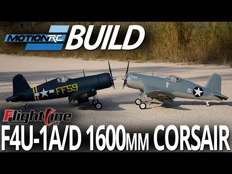 FlightLine RC F4U-1A/D 1600mm Corsair - Build Video - Motion RC - UCubk5oFcnH0G47QJsj22fKw