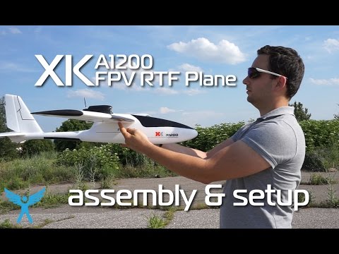 XK A1200 FPV RTF EPO Plane - unboxing at the field & quickest assembly EVER! - UCG_c0DGOOGHrEu3TO1Hl3AA