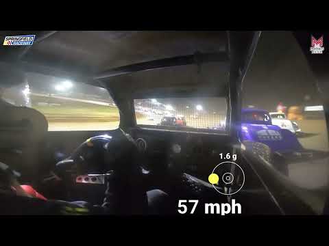 #48 Austin Azeez - INEX Legend - 11-15-2024 Springfield Raceway - In Car Camera - dirt track racing video image