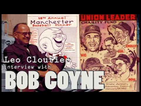 Bob Coyne, Famed Sports Cartoonist with Leo Cloutier, 1970 video clip